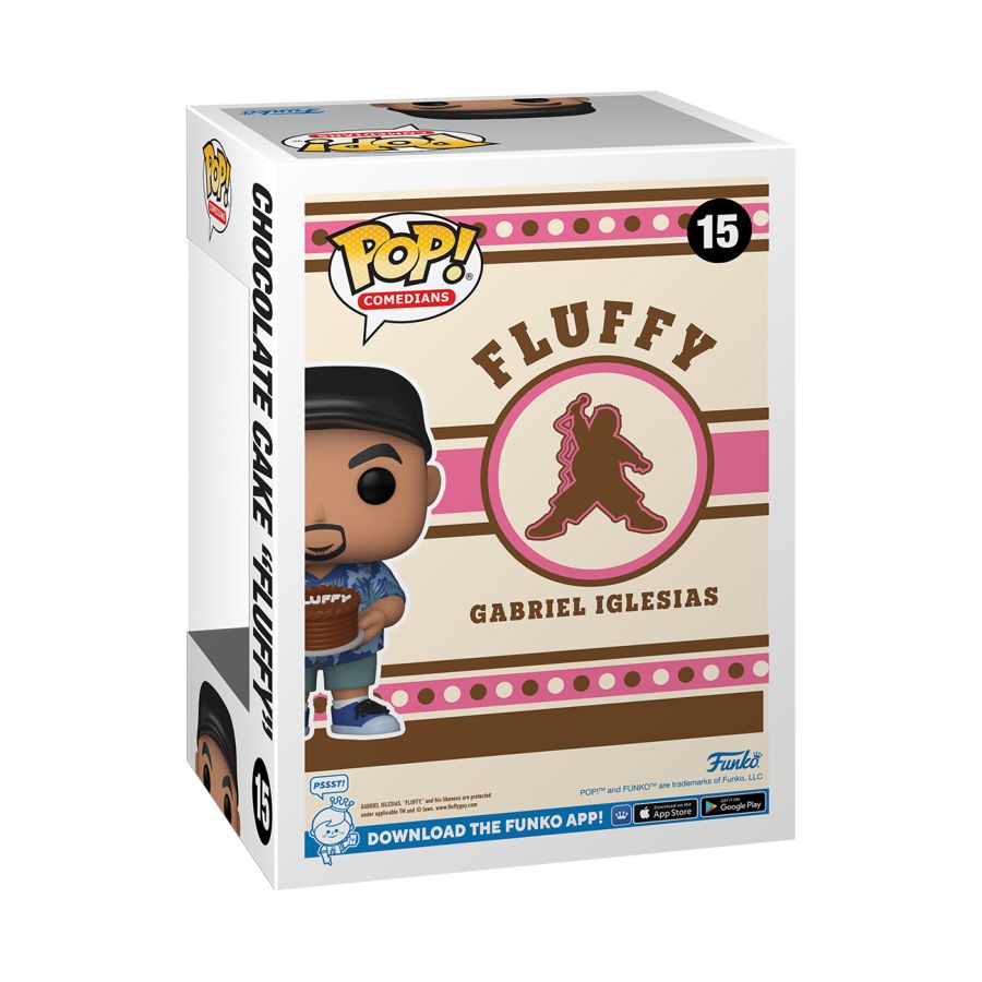 Funko: Comedians - Gabriel "Fluffy" Iglesias with Cake Specialty Series Scented Pop! Vinyl