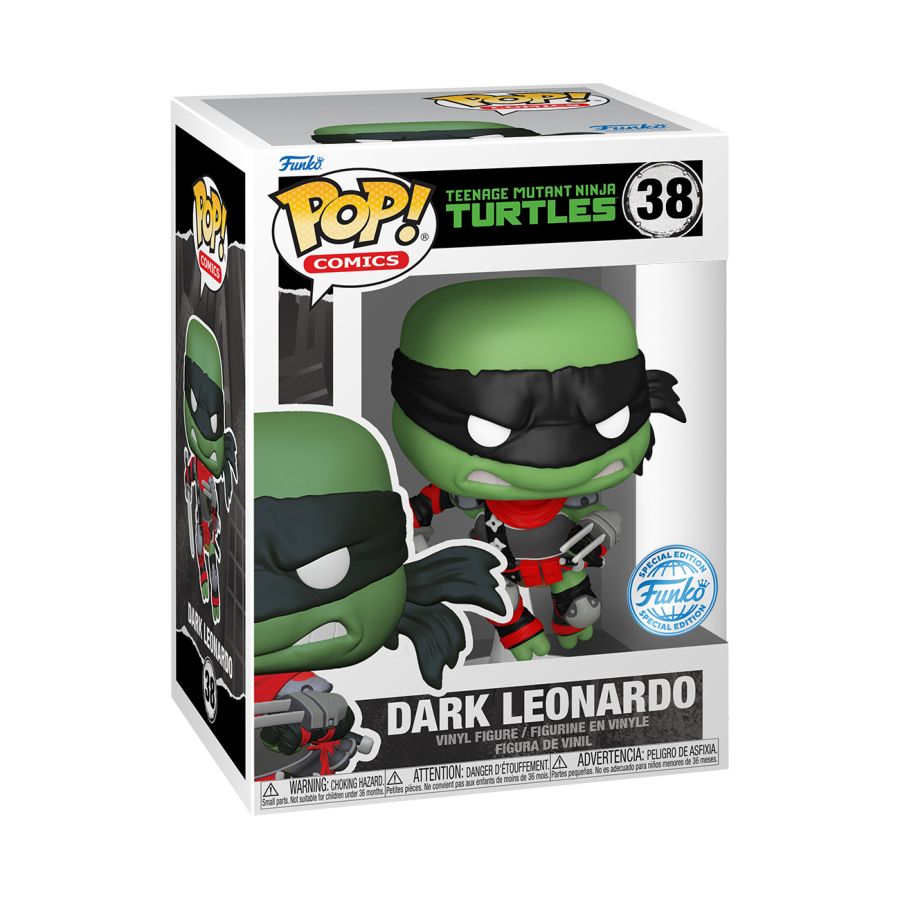 Funko: Teenage Mutant Ninja Turtles - Dark Leonardo (Comic) Pop! Vinyl