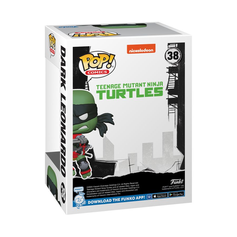 Funko: Teenage Mutant Ninja Turtles - Dark Leonardo (Comic) Pop! Vinyl