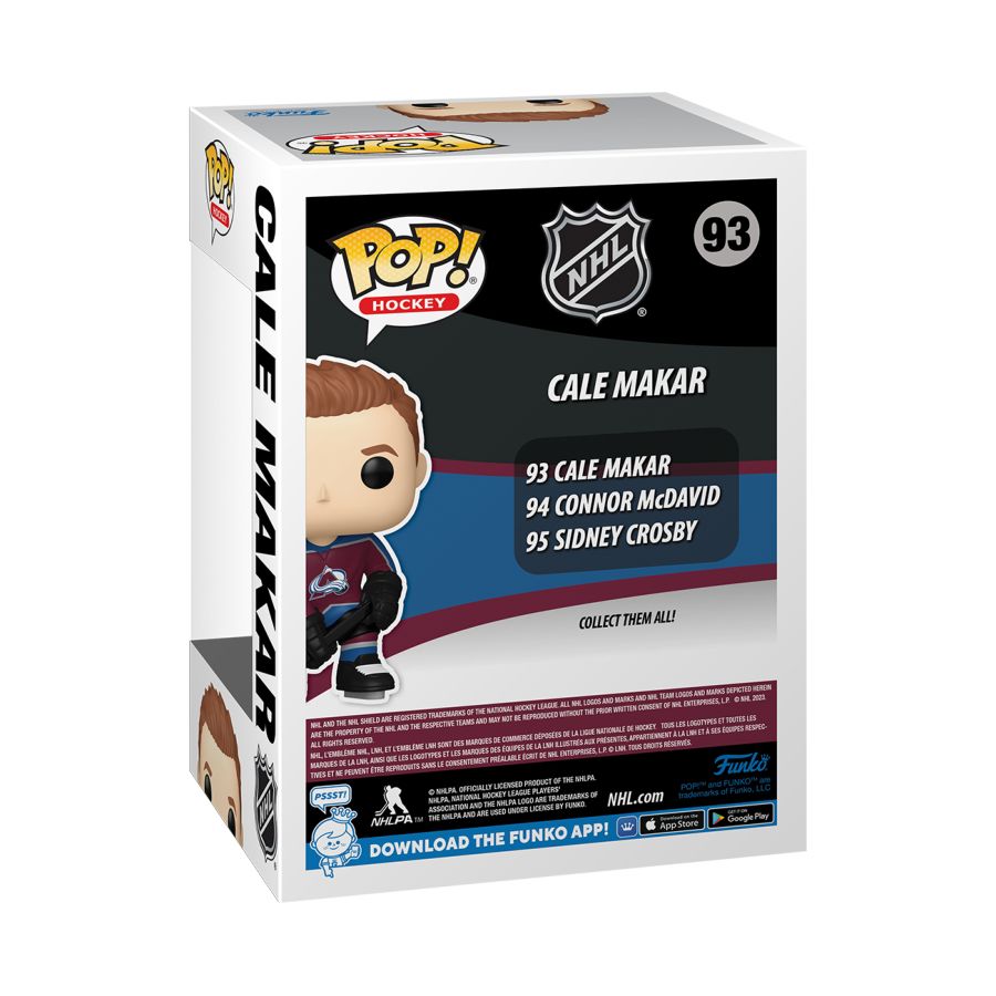 Funko: NHL: Avalanche - Cale Makar Pop! Vinyl