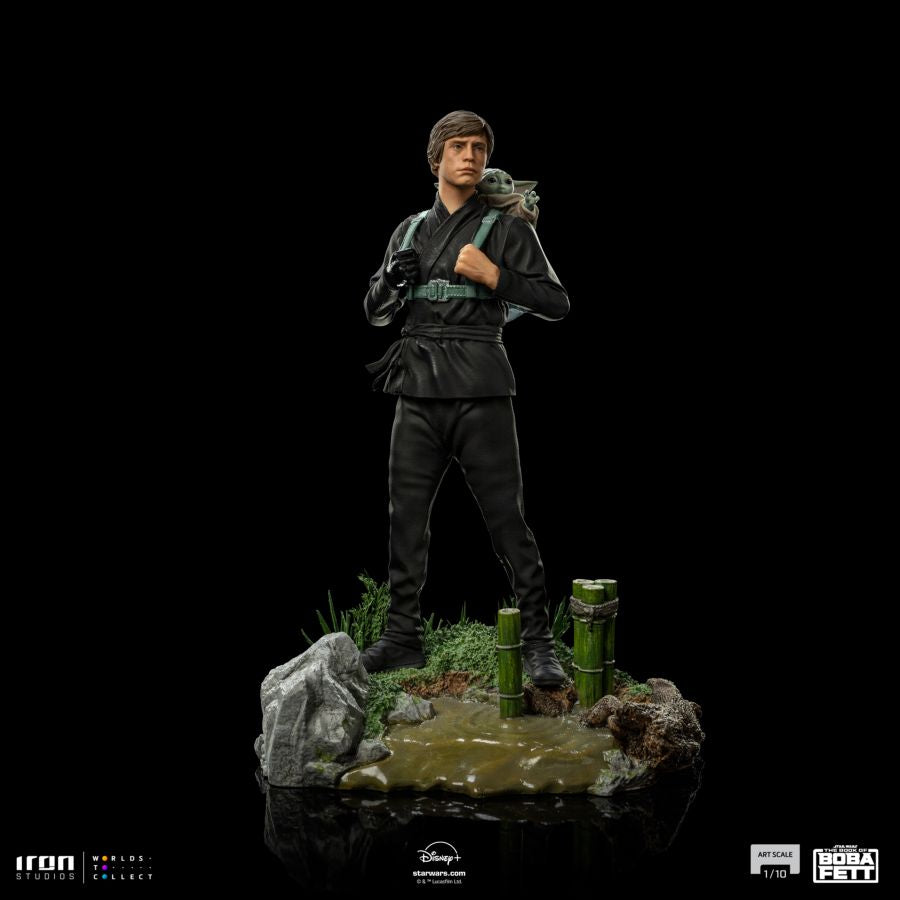 Star Wars: Book of Boba Fett - Luke and Grogu Training Statue - 1/10 Scale