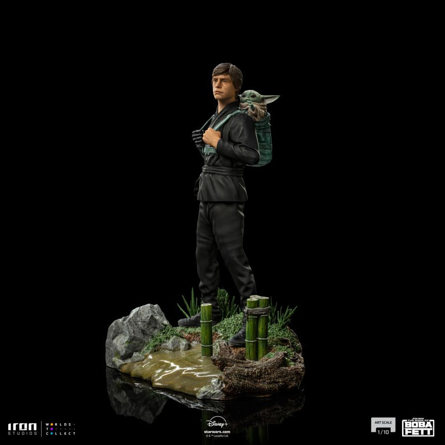 Star Wars: Book of Boba Fett - Luke and Grogu Training Statue - 1/10 Scale