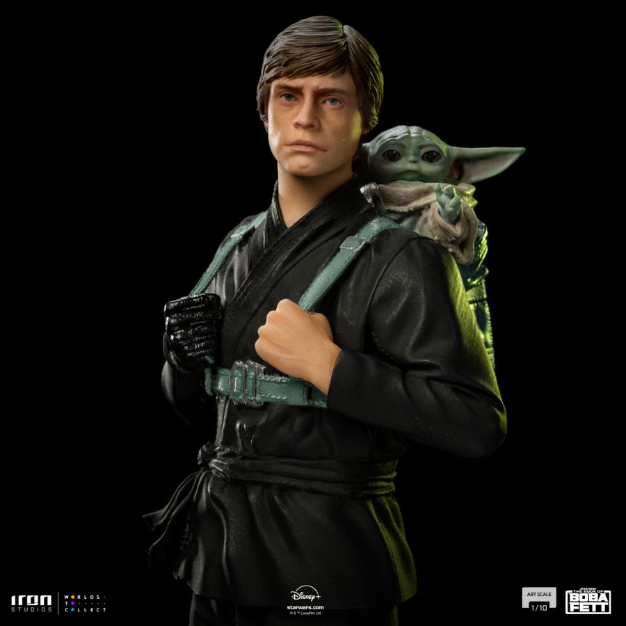 Star Wars: Book of Boba Fett - Luke and Grogu Training Statue - 1/10 Scale
