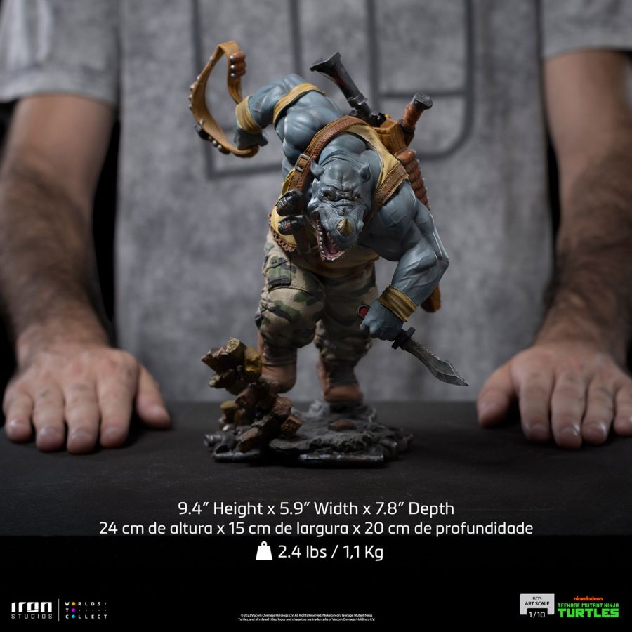Teenage Mutant Ninja Turtles: Rocksteady 1:10 Scale Statue
