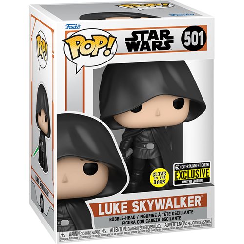 Funko US Exclusive - Star Wars: The Mandalorian Luke Glow-in-the-Dark Pop! Vinyl Figure - Entertainment Earth Exclusive
