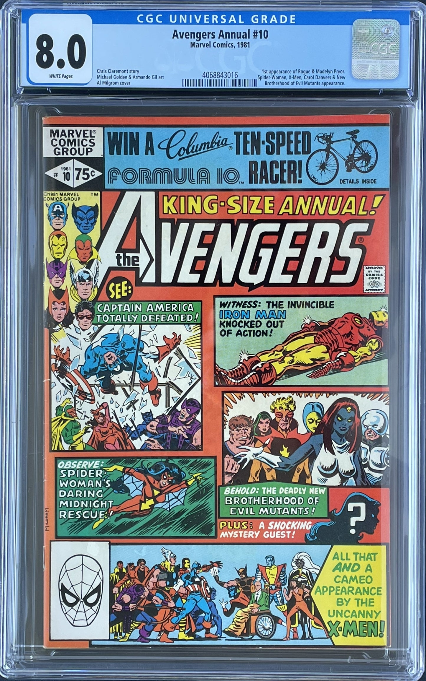 CGC Avengers Annual #10 (8.0)