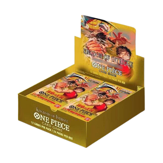 One Piece Card Game Kingdoms of Intrigue (OP-04) Booster Display