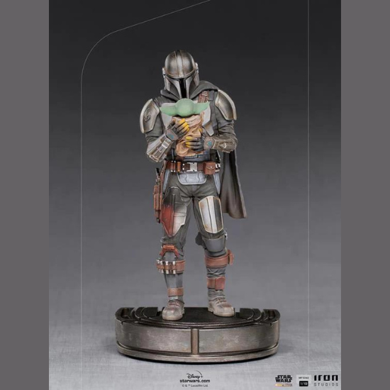 Star Wars: Mandalorian - Mandalorian and Grogu Statue - 1/10 Scale