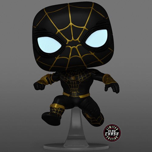 Funko US Exclusive - Spider-Man: No Way Home Unmasked Spider-Man Black Suit Pop! Vinyl Figure - AAA Anime Exclusive