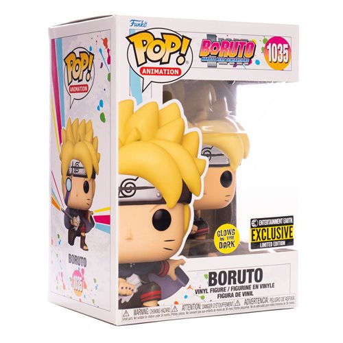 Funko US Exclusive - Boruto with Marks Glow-in-the-Dark Pop! Vinyl Figure - Entertainment Earth Exclusive