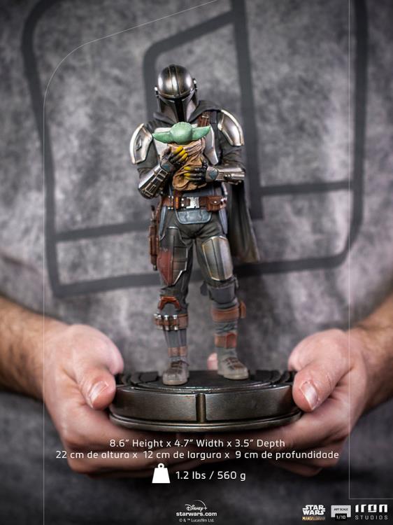 Star Wars: Mandalorian - Mandalorian and Grogu Statue - 1/10 Scale