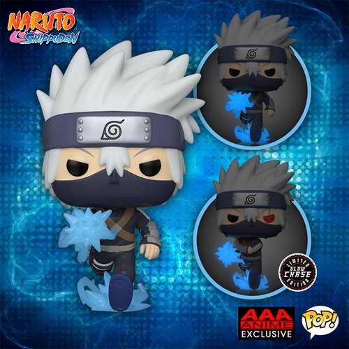 Funko US Exclusive - Naruto: Shippuden Young Kakashi Hatake with Chidori Glow-in-the-Dark Pop! Vinyl Figure - AAA Anime Exclusive