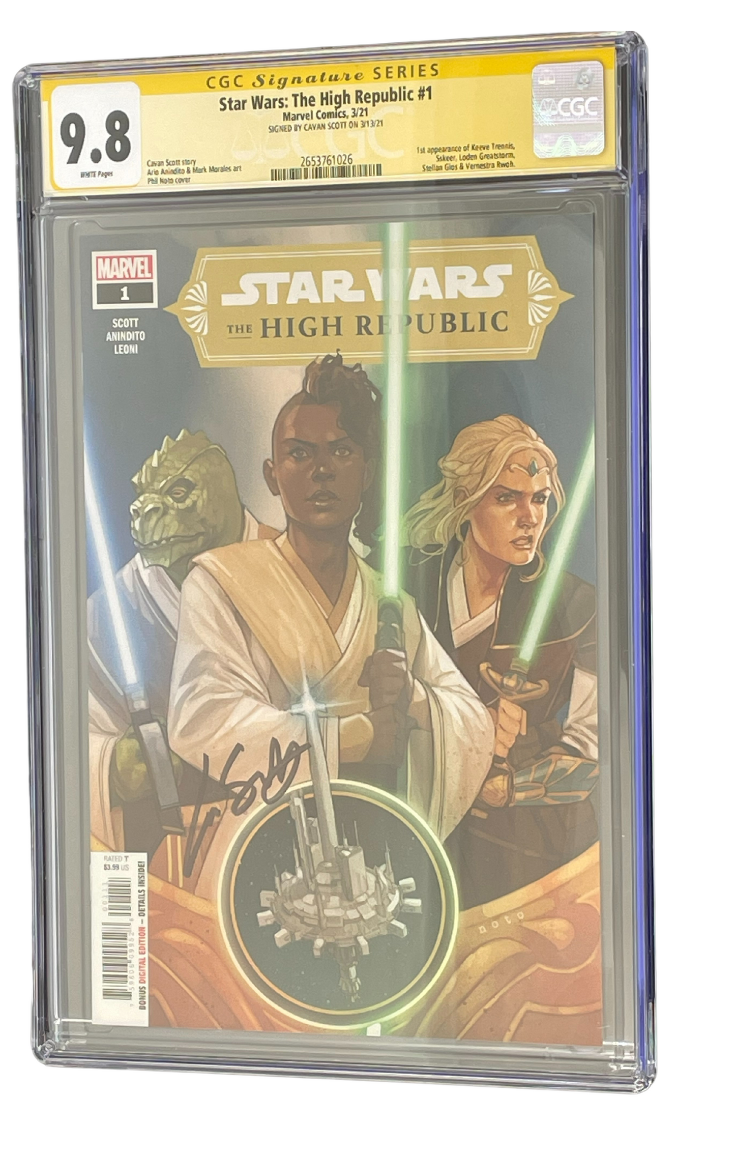CGC Star Wars: The High Republic #1 - Signature Series (9.8)
