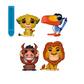 Funko: Lion King (1994) - Simba, Zazi, Pumbaa, Mufasa US Exclusive Glitter Pop! 4-Pack