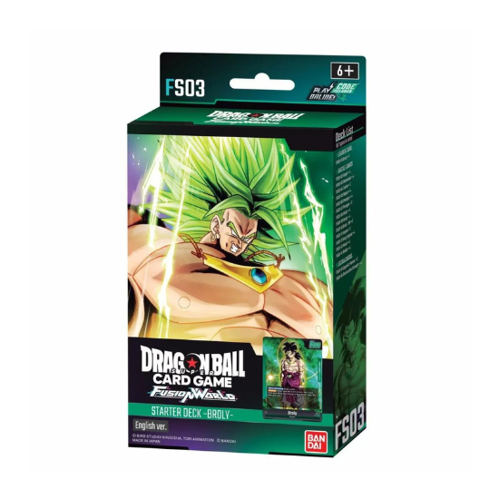 Dragon Ball Super Card Game Fusion World Starter Deck Broly [FS03]