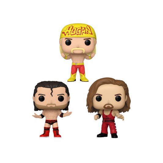 Funko: WWE - Hulk Hogan & The Outsiders Pop! 3-Pack