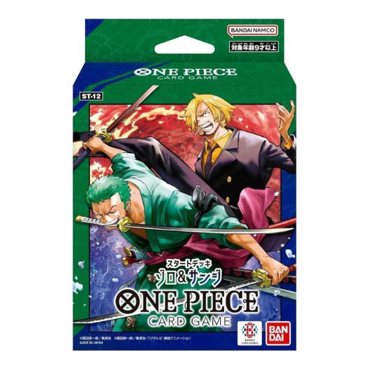 One Piece Card Game - Zoro & Sanji (ST-12) Starter Deck [JP]