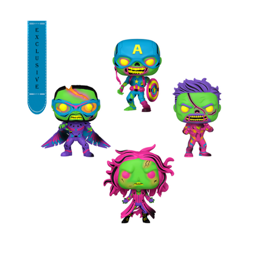 Funko: What If...? - Blacklight US Exclusive Pop! Vinyl 4-Pack