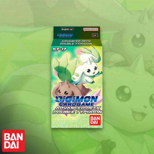 Digimon Card Game Advanced Deck Set Display Double Typhoon [ST17] (March 2024 Release)