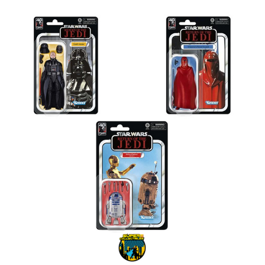 Star Wars: The Black Series Return of the Jedi 40th Anniversary - 3 Pack Bundle -  6" Action Figure