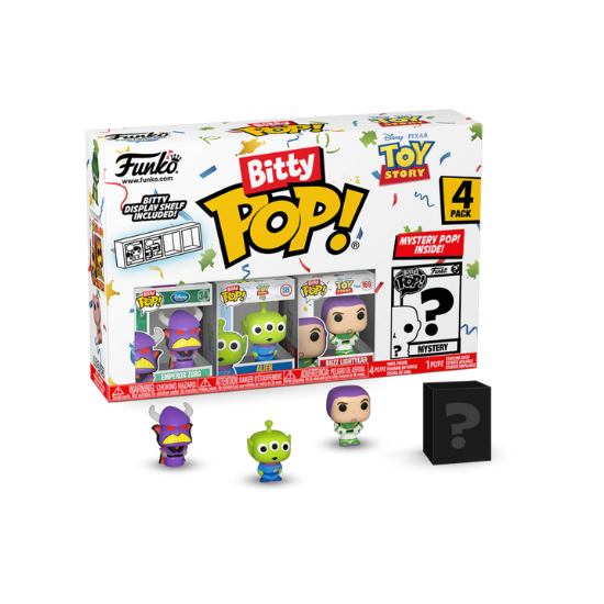 Funko: Toy Story - Zurg Bitty Pop! 4-Pack
