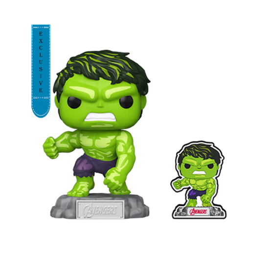 Funko: Avengers 60th - Hulk (Comic) with Pin US Exclusive Pop! Vinyl