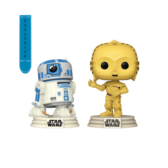 Funko: Star Wars: D100 - R2-D2 & C-3PO Retro Reimagined US Exclusive Pop! 2-Pack