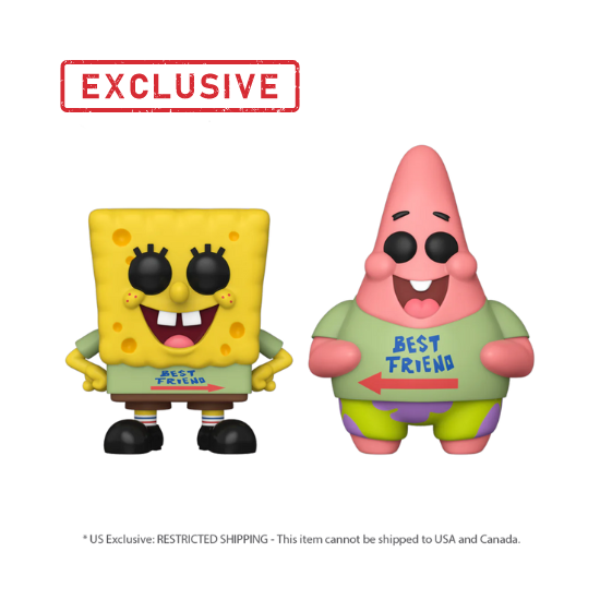 Funko: SpongeBob Squarepants - Best Friends US Exclusive Pop! Vinyl 2-Pack