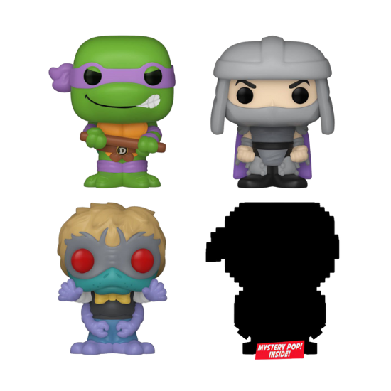 Funko: Teenage Mutant Ninja Turtles - Donatello Bitty Pop! 4-Pack