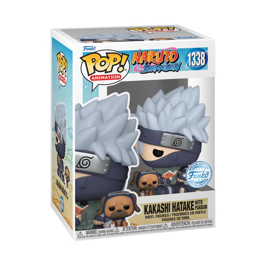 Funko: Naruto - Kakashi with Pakkun US Exclusive Pop! Vinyl