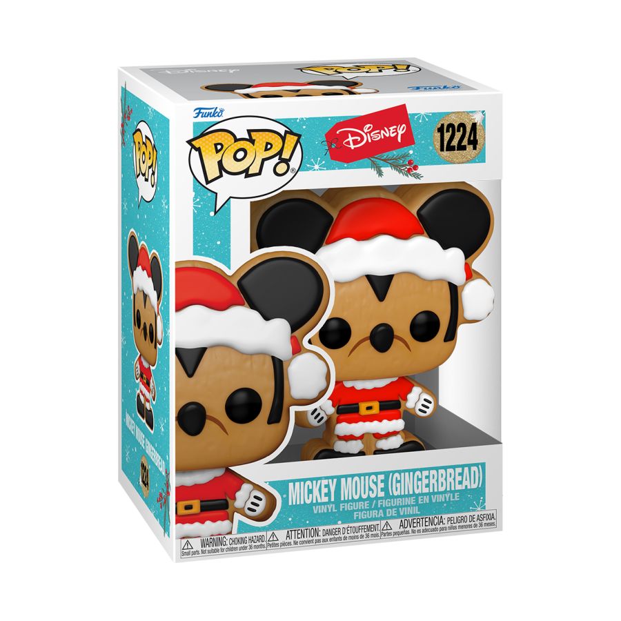 Funko: Disney - Santa Mickey Gingerbread Holiday Pop! Vinyl