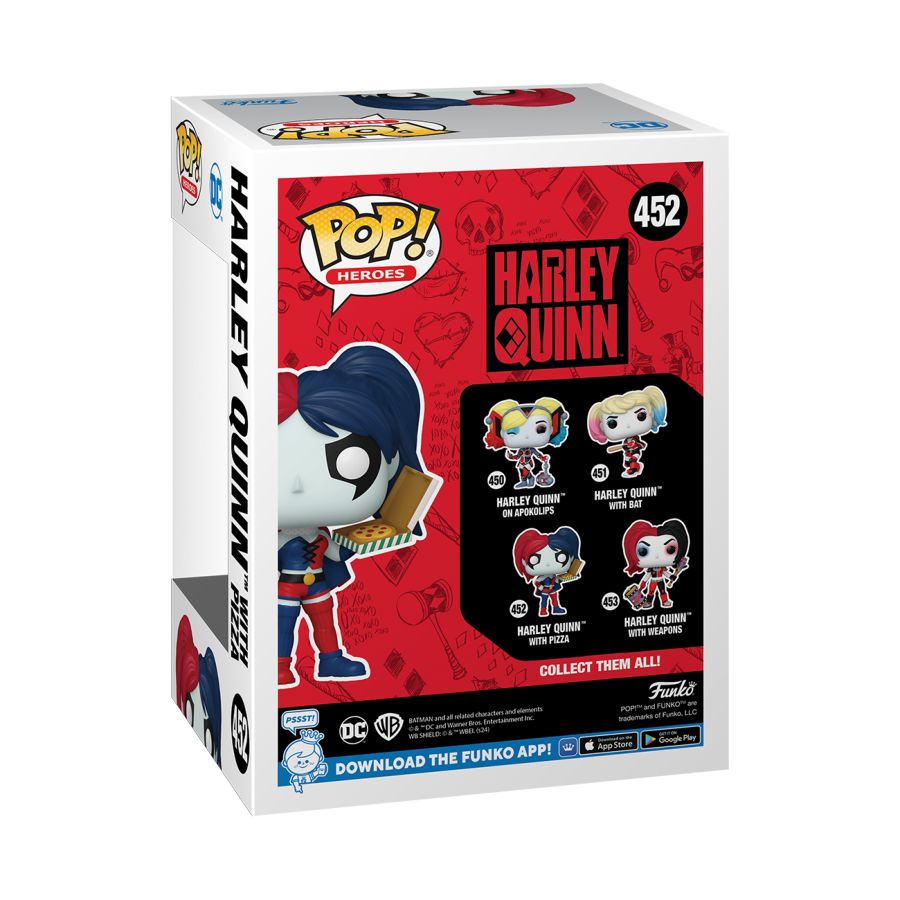 Funko: DC Comics - Harley Quinn with Pizza Pop! Vinyl