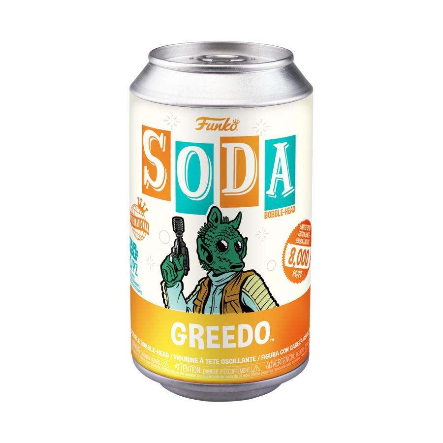 Funko Soda: Star Wars - Leia & Greedo Vinyl Soda - 2 Pack Bundle