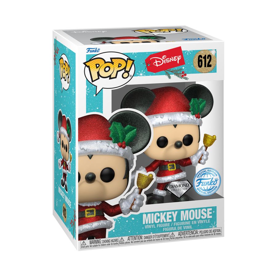 Funko: Disney - Mickey Holiday Diamond Glitter US Exclusive Pop! Vinyl
