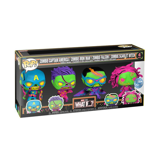 Funko: What If...? - Blacklight US Exclusive Pop! Vinyl 4-Pack