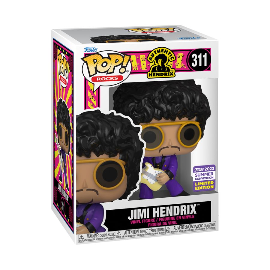 Funko: Jimi Hendrix - Jimi Hendrix (Purple Suit) SDCC 2023 US Exclusive Pop! Vinyl