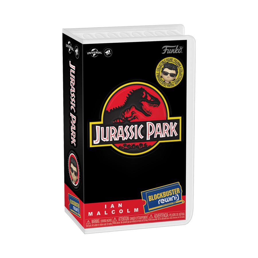 Funko: Jurassic Park - Dr. Malcolm US Exclusive Rewind Figure (Chance of Chase)