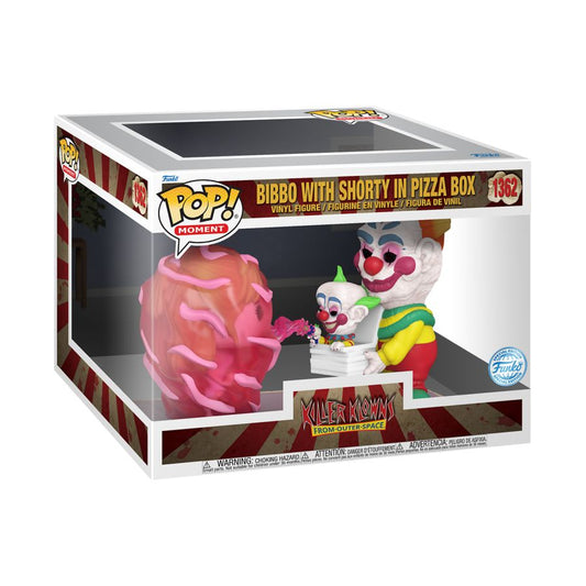 Funko: Killer Klowns from Outer Space - Bibbo with Shorty in Pizza Box US Exclusive Pop! Moment