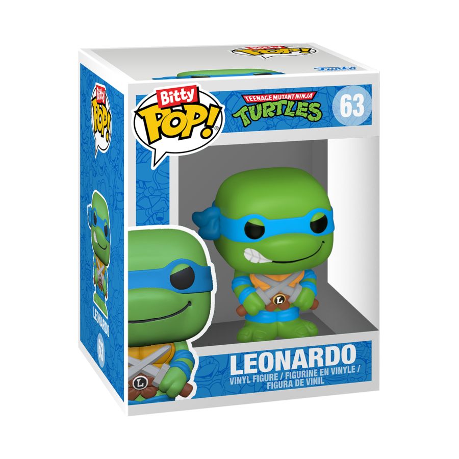 Funko: Teenage Mutant Ninja Turtles - Leonardo Bitty Pop! 4-Pack