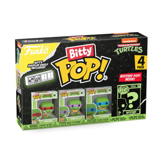 Funko: Teenage Mutant Ninja Turtles - 8-Bit Bitty Pop! 4-Pack