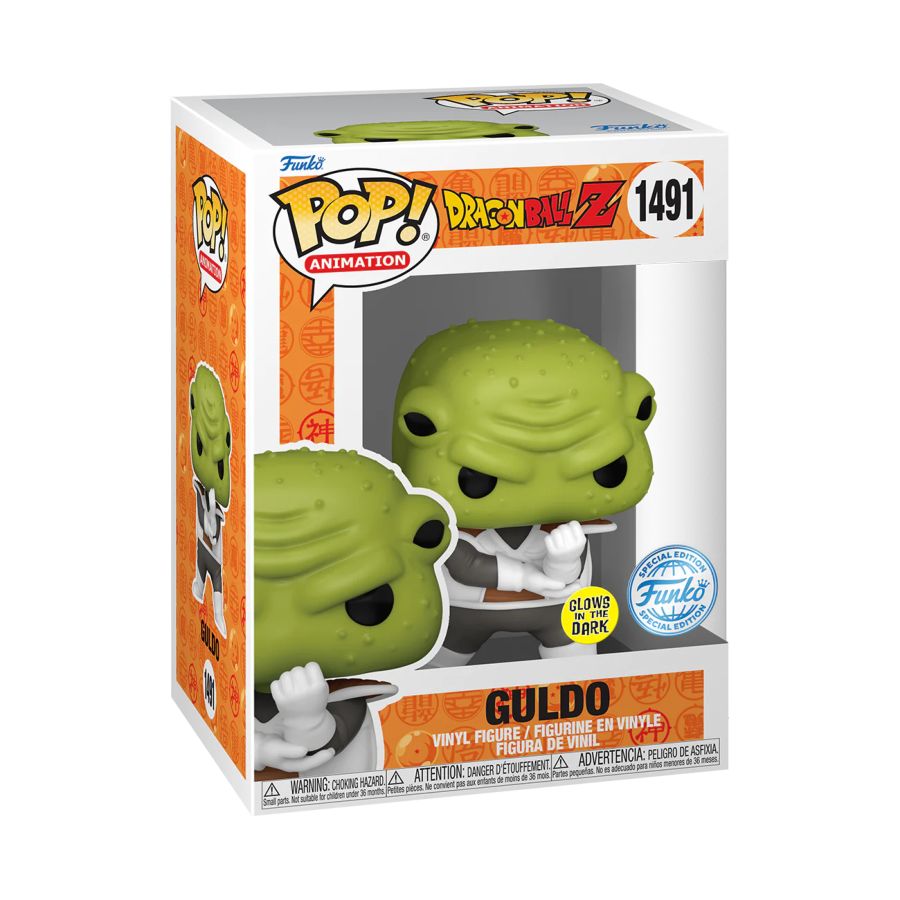 Funko: Dragonball Z - Guldo US Exclusive Glow Pop! Vinyl