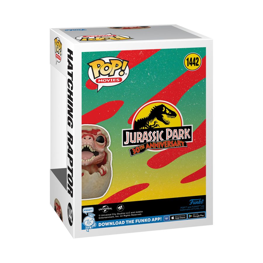 Funko: Jurassic Park - Hatching Raptor SDCC 2023 US Exclusive Pop! Vinyl