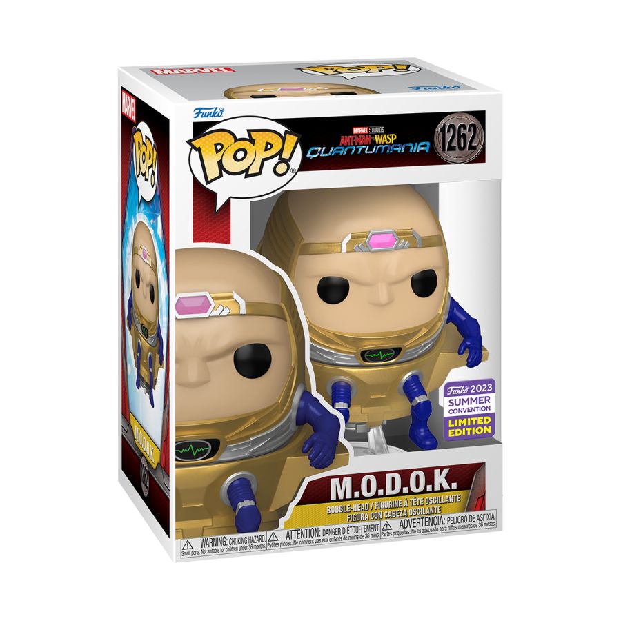 Funko: Ant-Man and the Wasp: Quantumania - M.O.D.O.K Unmasked SDCC 2023 US Exclusive Pop! Vinyl