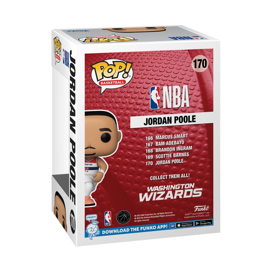 Funko: NBA Basketball - Jordan Poole (Washington Wizards) Pop! Vinyl