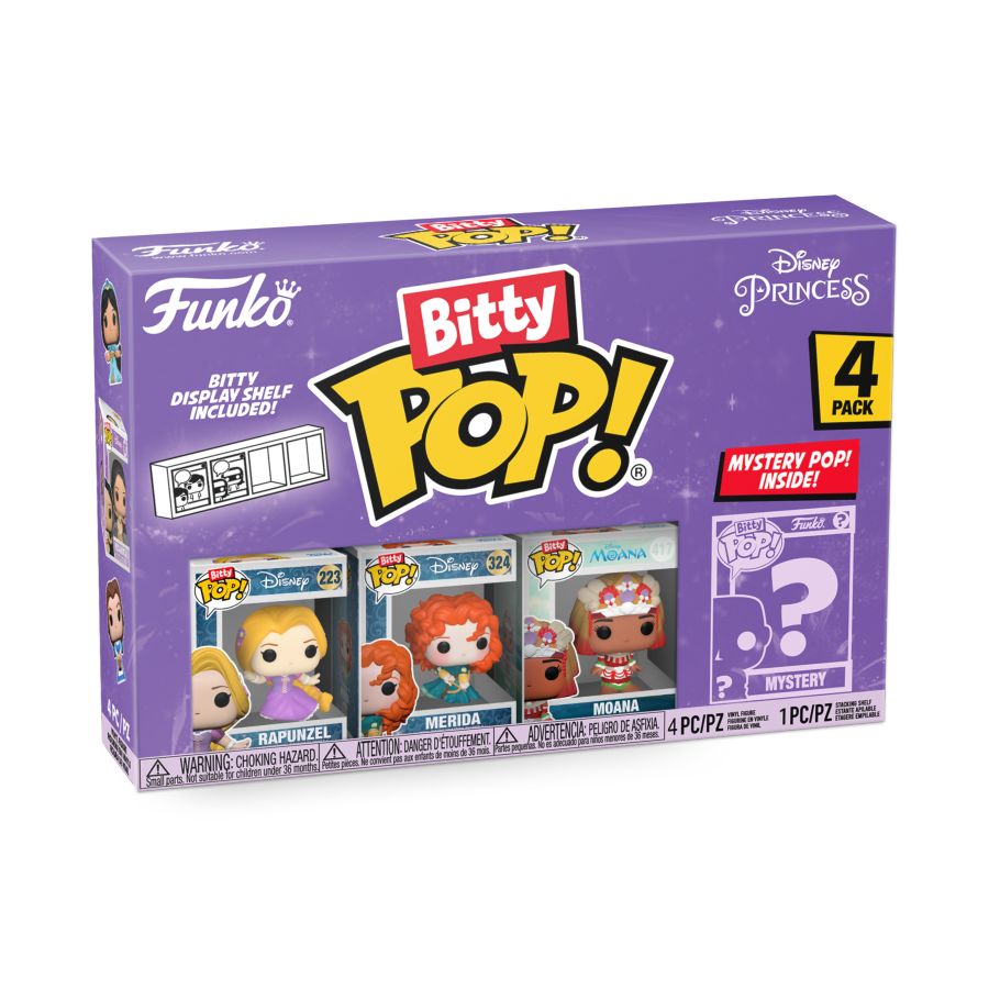 Funko: Disney Princess - Rapunzel Bitty Pop! 4-Pack