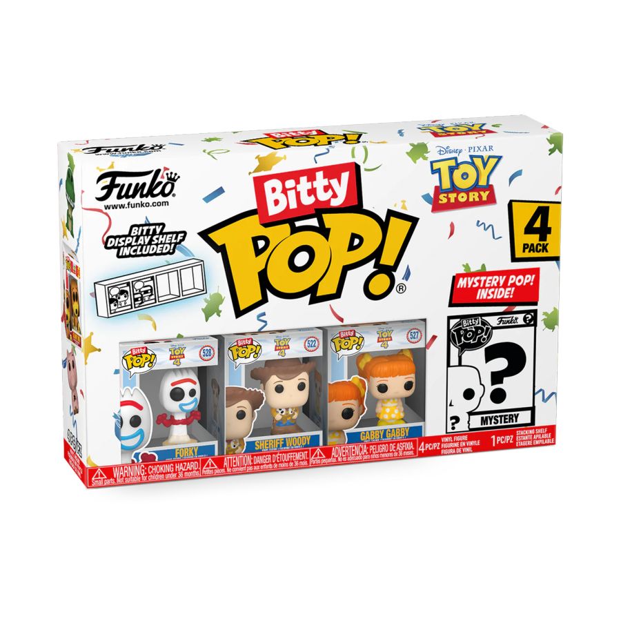 Funko: Toy Story - Forky Bitty Pop! 4-Pack