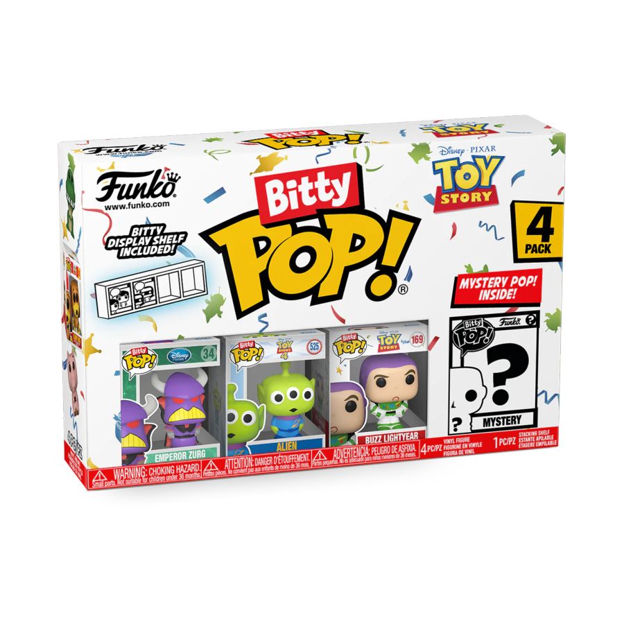Funko: Toy Story - Zurg Bitty Pop! 4-Pack