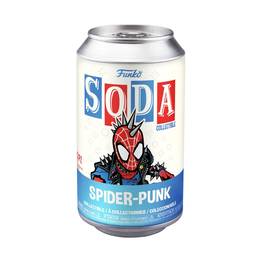 Funko Soda: Spider-Man: Accross the Spider-Verse - Spider-Punk Vinyl Soda