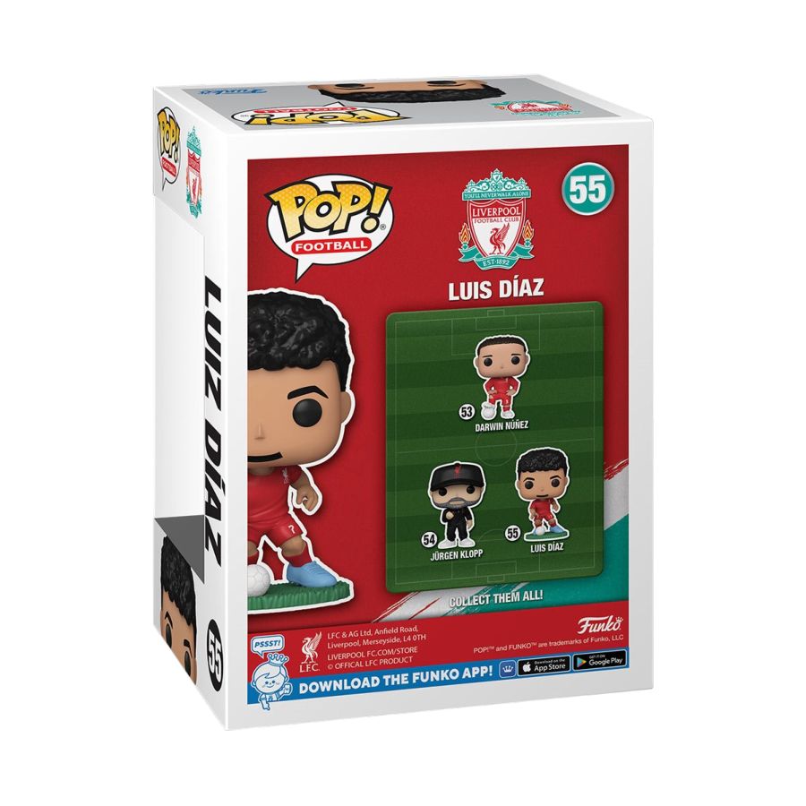 Funko: Football: Liverpool FC - Luis Diaz Pop! Vinyl