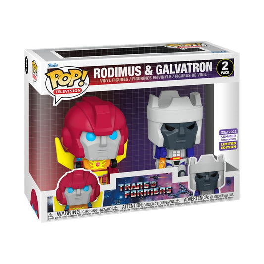 Funko: Transformers - Rodimus & Galvatron SDCC 2023 US Exclusive Pop! Vinyl 2-Pack